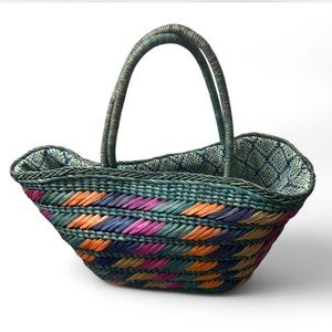Colorful Woven Tote Bag‎
